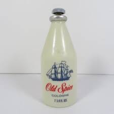 Vintage Creamy White Glass Old Spice Cologne Bottle - Mid Century Old Spice Cologne - Etsy
