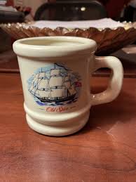 Old Spice Grand Turk Ship w/American Flag Coffee Mug Cup Shaving Mug | eBay