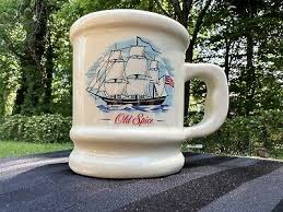 Vintage Old Spice Grand Turk Ship Stars and Stripes Shaving Mug Cup | eBay
