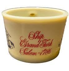 Vintage Old Spice Ship Grand Turk Salem 1786 Shaving Glass ...