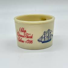VTG Shulton Ivory Milk Glass Old Spice Shaving Mug Ship Grand Turk Salem 1786 | eBay