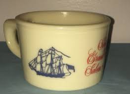Vintage Old Spice Shaving Mug Ship Grand Turk Salem 1786 Shulton | eBay Australia