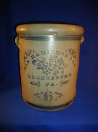 James Hamilton, Greensboro, Pennsylvania Stoneware 6 Gallon ...