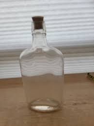 Antique, 8 1/4'' Clear, Whiskey/Alcohol Bottle | eBay