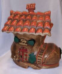 Vintage “ Little Old Lady that Lived in a Shoe” Ceramic ...