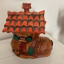 Vintage/antique Large Cookie Jar Old Woman Who Lived in a ...