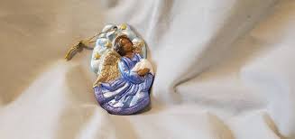 3 Inch Angel Hand Painted Christmas Tree Ornament. - Etsy