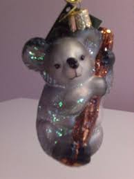 Old World Christmas "Koala Bear" Glass Ornament | eBay