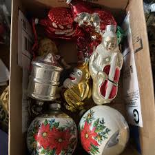 Two Corning Glass Ornaments...made In The USA. Five Blown ...