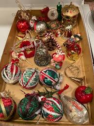 Lot of 16 vintage Christmas ornaments | eBay