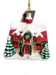 Radko #1015440 Home For The Holidays - 2011 house with red ...
