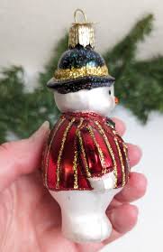 Snowman Retired Old World Christmas Ornament – Petal Pushers ...
