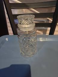 M3- Anchor Hocking Glass Planters Peanuts Lidded Jar 1983 ...