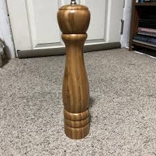 Large WM Bounds Natural Wood 12" Pepper Grinder Mill USA ...