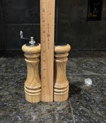 Mr. Dudley Oak Salt and Pepper Shakers - New in Box - Etsy