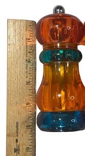 Olde Town Sunset Fiesta Colored Lucite Pepper Grinder ...