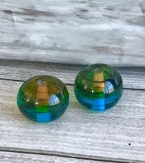 4 Pcs + Turquoise Amber Handmade Lampwork Glass Beads About ...