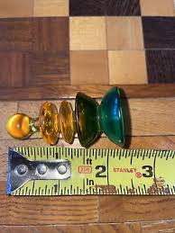 Murano Glass ? Two Tone Chess Piece Pawn MCM Art Deco ...