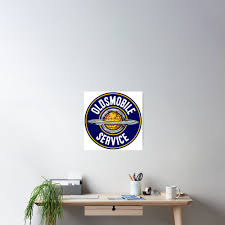 Oldsmobile Service vintage sign reproduction" Poster for Sale by htrdesigns | Redbubble