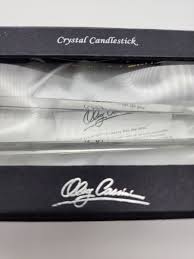 Oleg Cassini Crystal Candle Stick Holder | eBay