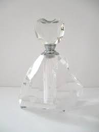 Oleg Cassini Crystal Heart Perfume Bottle New in Box | eBay