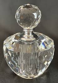 Simon Designs Faceted Cut Crystal Perfume Bottle | eBay