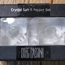 Oleg Cassini | Kitchen | Oleg Cassini Crystal Salt And ...