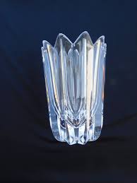 Crystal Orrefors Flower Vase - Etsy