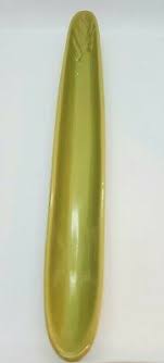 Avocado Green 15 1/2" Ceramic Olive Boat Dish WCL Olive Branch Accent MCM Style | eBay