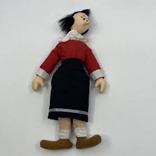 Vintage 1985 Popeye Cartoon Olive Oil Plush Doll 11 ...