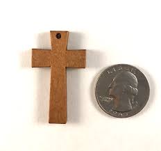 25 WOOD GREEK CROSSES- 1 1/2" TALL X 1" WIDE EASTER GIFT | eBay