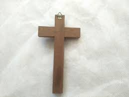 Wooden Cross, Cross Decor Wall Hanging Religious Crucifix ...