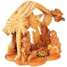 Star of Bethlehem' Wooden Manger Scene - Faithful Craft