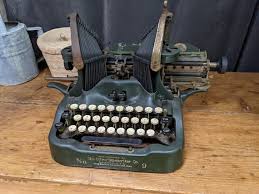 Antique Oliver No 9 Typewriter Bat Wing 1921 - Etsy