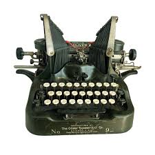 Fantastic Antique Oliver No. 9 Batwing Typewriter - Excellent Working Condition With New Ribbon - Etsy Canada
