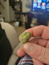 What is the green mineral found on the coast?