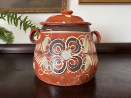 Vintage Tlaquepaque Ollas De Barro Vintage Mexican Redware Bean Pot Vintage Mexican Terracotta Lidded Casserole Vintage Mexican Pottery - Etsy