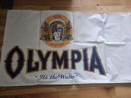 Large 33x117 Olympia Beer Banner Sign Indoor Outdoor Bar ...