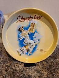 VINTAGE OLYMPIA BEER SERVING TRAY~CAPITAL ...