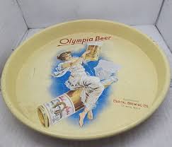 Vintage 13" Olympia Beer Tin Tray | eBay