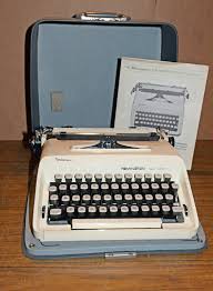 1969 Sperry Rand Remington Ten Forty Typewriter, White, + ...