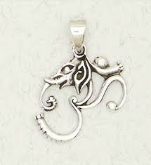 Om w/ Ganesha .925 Sterling Silver Ancient Hindu Remover of ...
