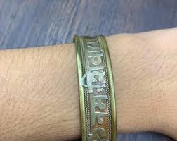 Gorgeous Old Bangle With Natural Coral Stones Handmade From ...