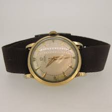 Vintage 1950s Omega Automatic Swiss 14k Gold Filled Watch ...