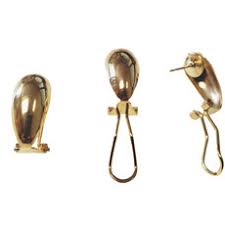 Almond Omega Back Earring - Bead World Incorporated