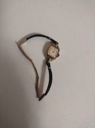 Antique 10k RGP Gold & Leather Elgin Watch 5.5-6" | eBay