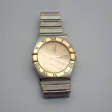 Omega Constellation Two Tone Watch 32mm Quartz Date ...