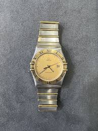 Omega Constellation Full Bar Solid 18 Karat Yellow Gold ...
