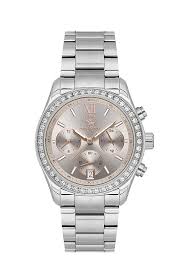Santa Barbara Polo & Racquet Club Silver Dial Quartz Women's ...