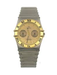 Omega Constellation Day Date Two Tone Stainless Steel Watch ...
